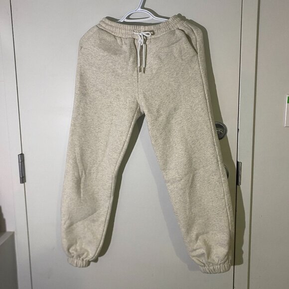 Low Rise Plain Straight-Fit Sweatpants - Picture 1 of 2